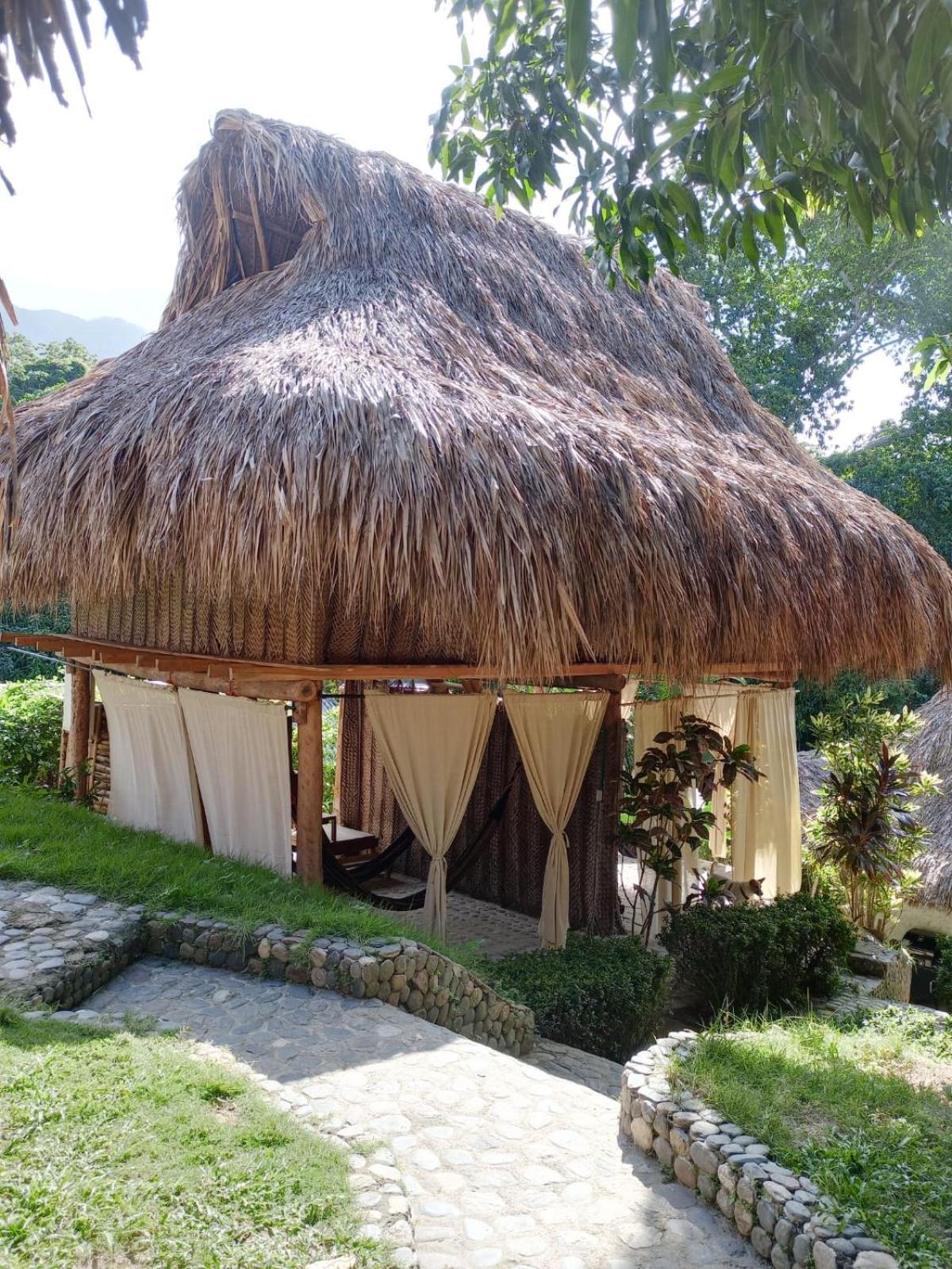 Ecocabanas Diosa Jaguar Tayrona La Esmeralda  Eksteriør bilde